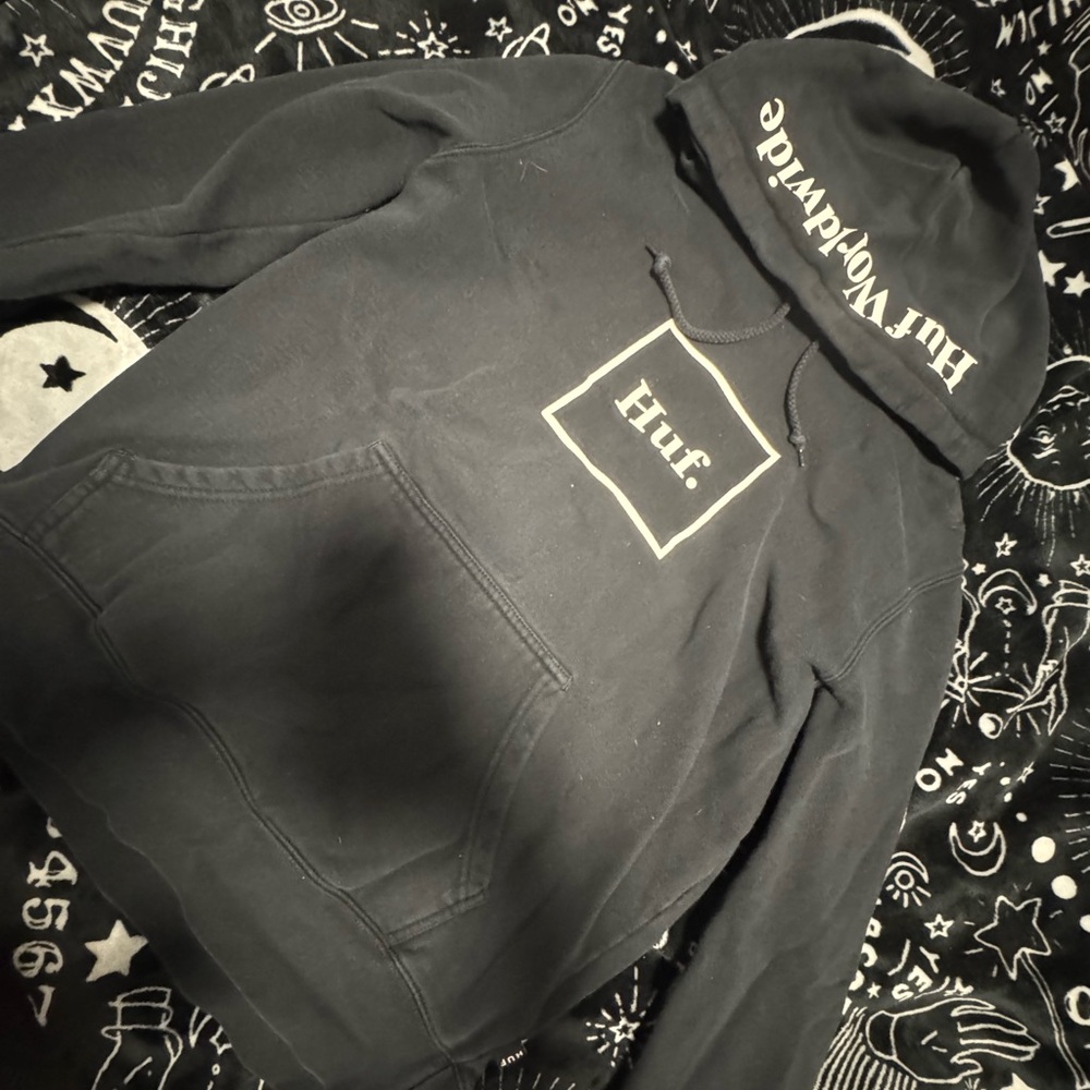 HUF Black Graphic Hoodie